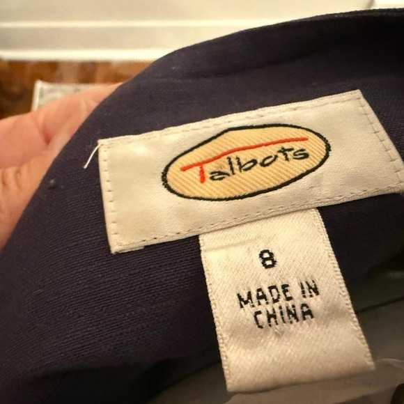 Navy Talbots linen blazer and‎ maxi dress - Picture 3 of 5